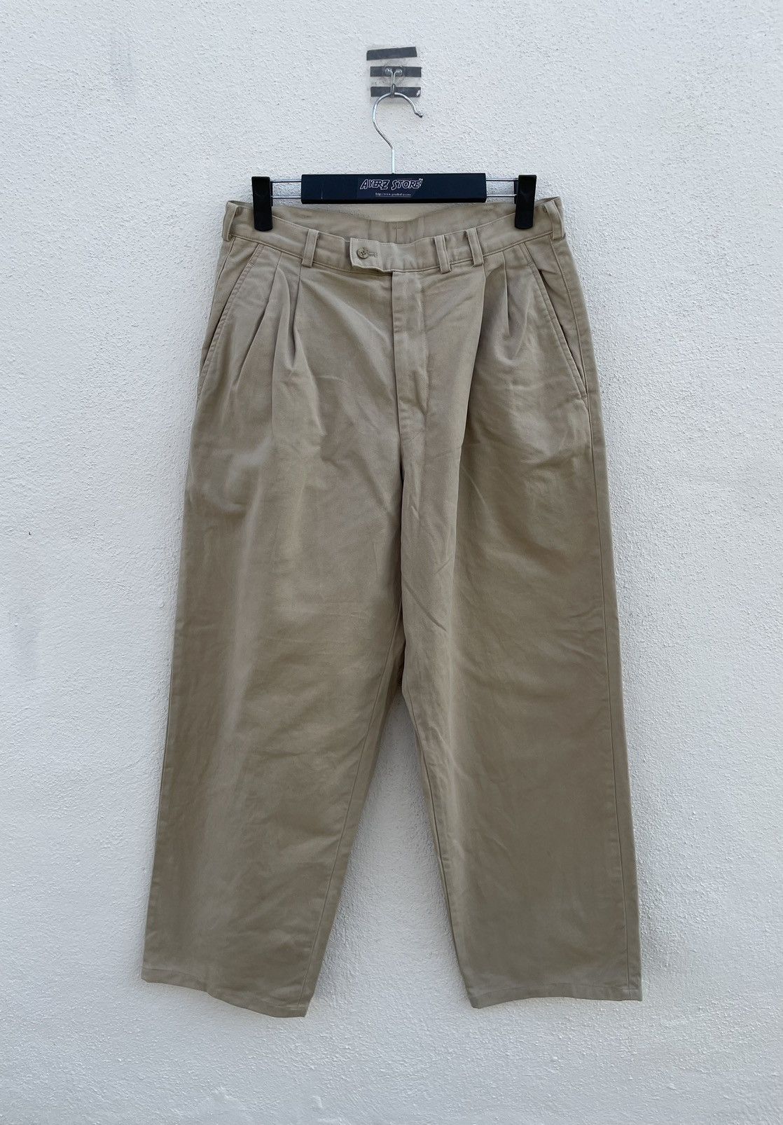 Japanese Brand Japanese Designer Papas Wide Trouser Pant Size US 30 / EU 46 - 1 Thumbnail