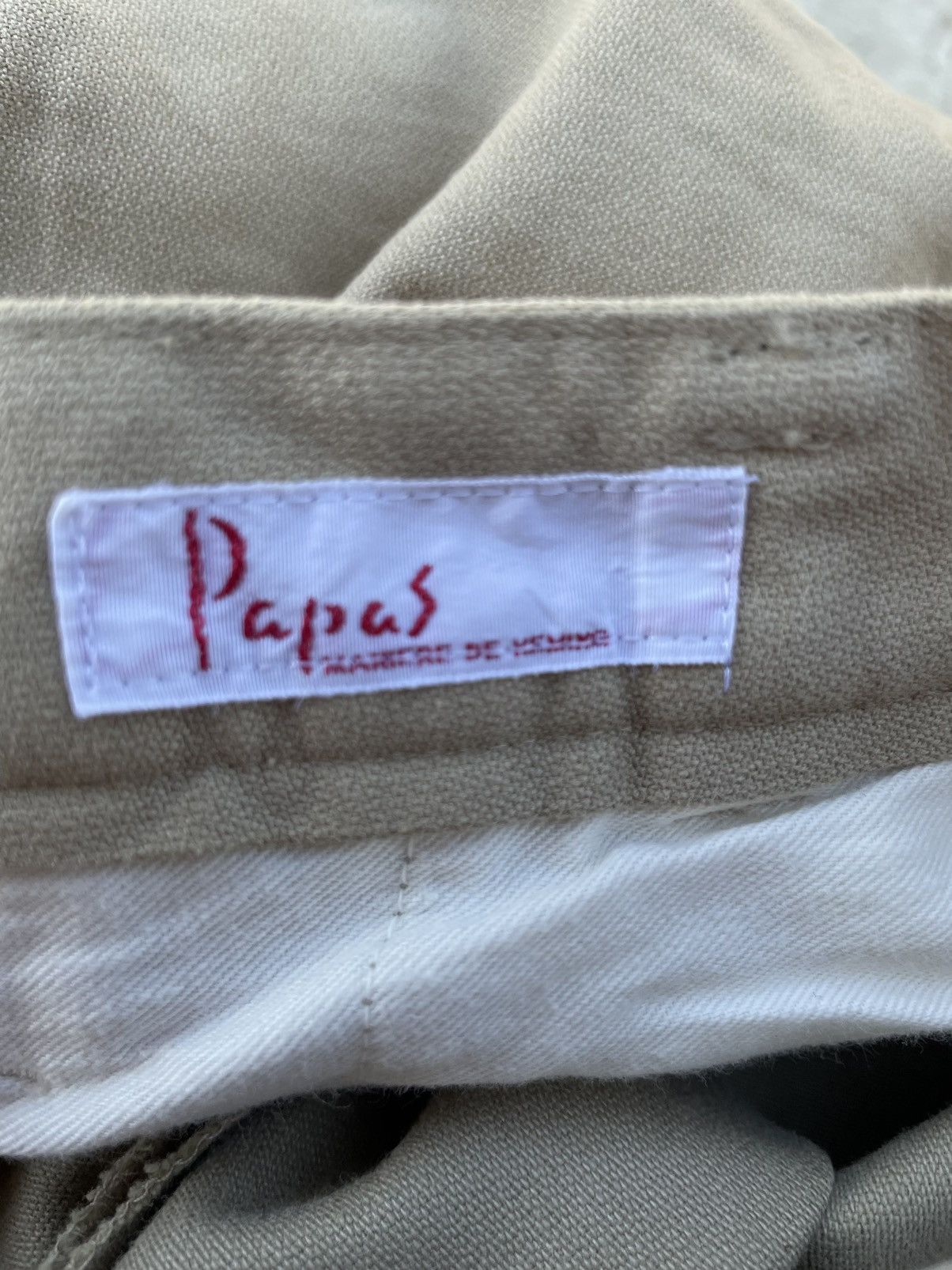 Japanese Brand Japanese Designer Papas Wide Trouser Pant Size US 30 / EU 46 - 11 Thumbnail
