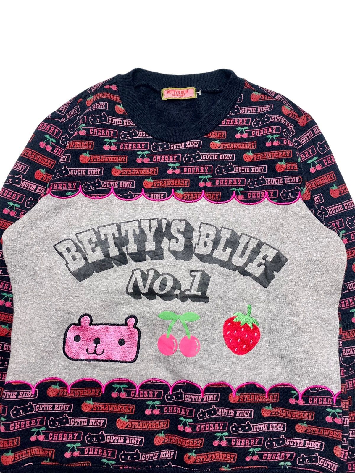 Hysteric Glamour 2000s Bettys Blue - Kuma No Kimy Printed Crewneck Size US M / EU 48-50 / 2 - 4 Thumbnail