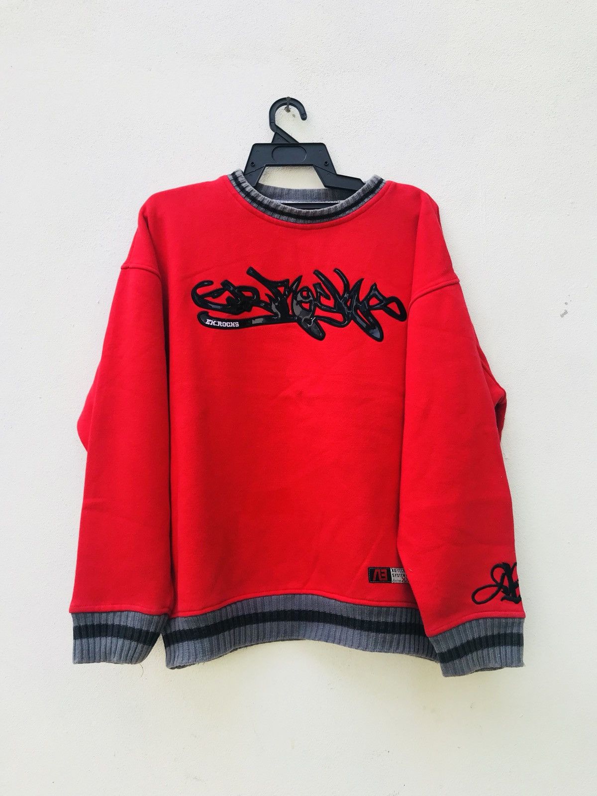 Designer × Japanese Brand Vintage AB Tech sweatshirt signature design Size US XL / EU 56 / 4 - 1 Thumbnail