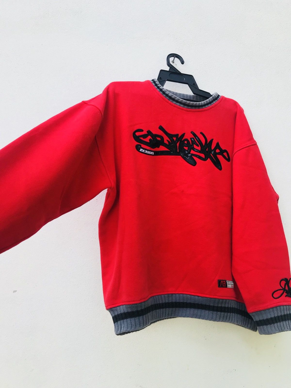 Designer × Japanese Brand Vintage AB Tech sweatshirt signature design Size US XL / EU 56 / 4 - 5 Thumbnail