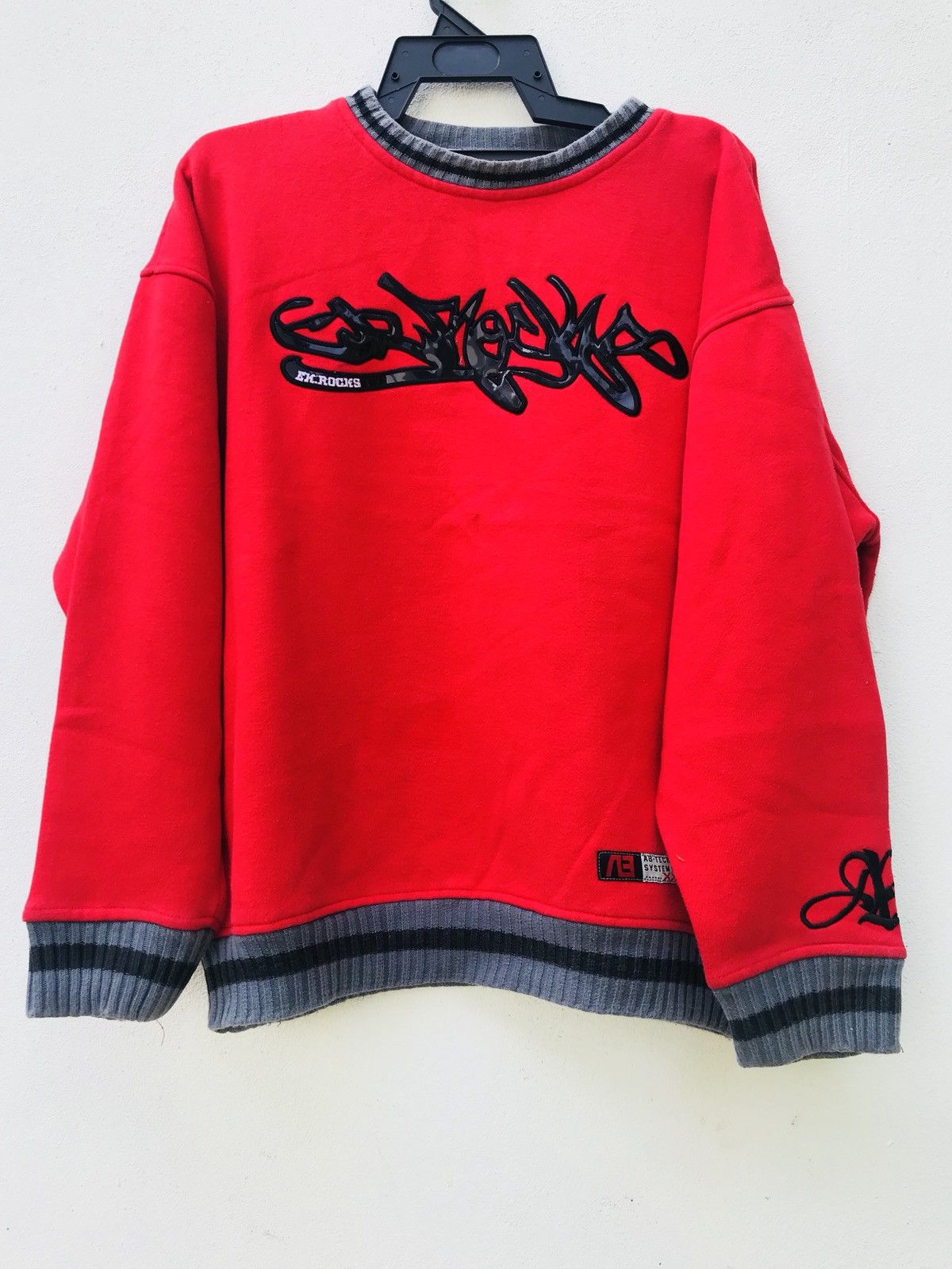 Designer × Japanese Brand Vintage AB Tech sweatshirt signature design Size US XL / EU 56 / 4 - 4 Thumbnail
