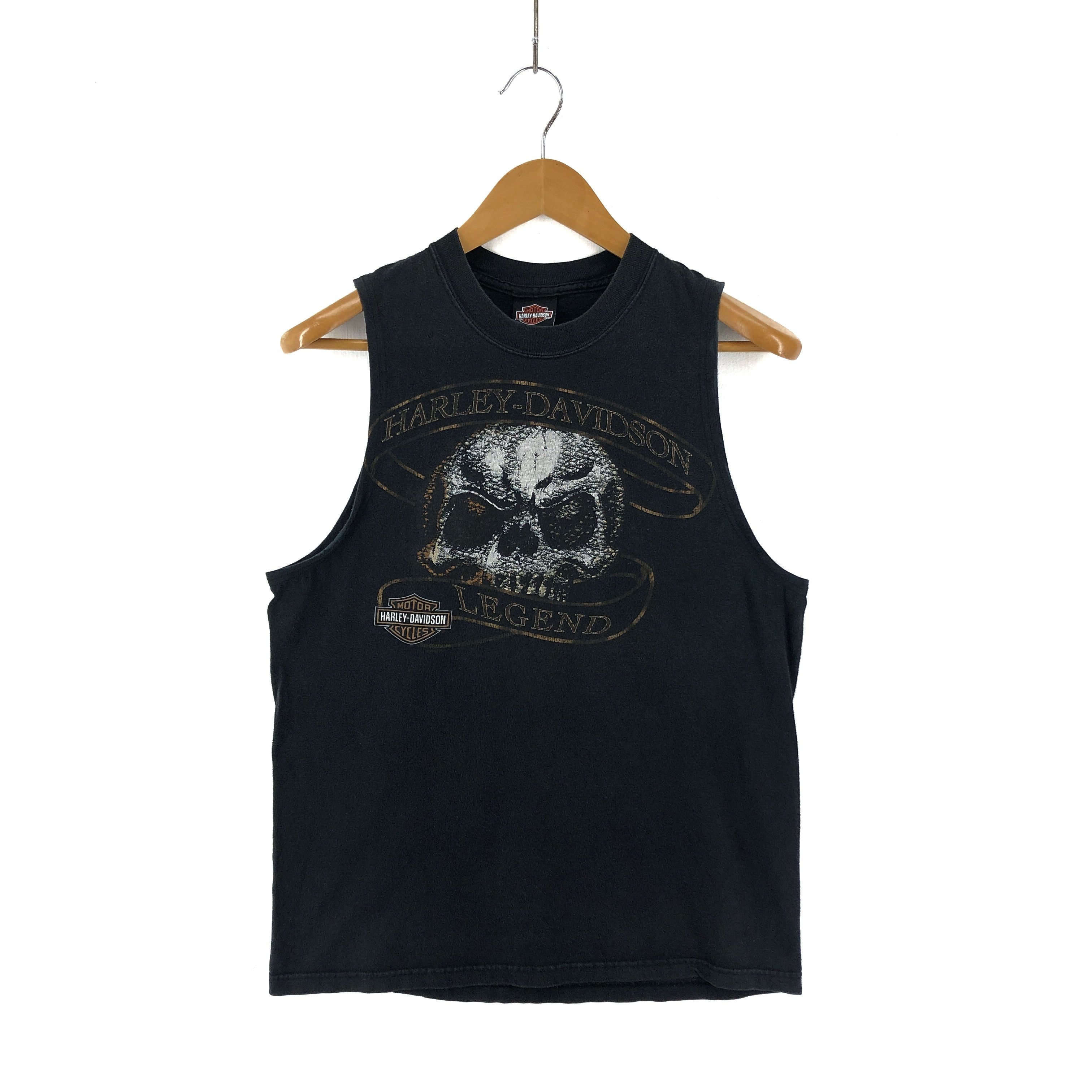 Hanes Y2K HARLEY DAVIDSON 05" HD Sleeveless T Shirt #1982-49 Size US S / EU 44-46 / 1 - 1 Thumbnail