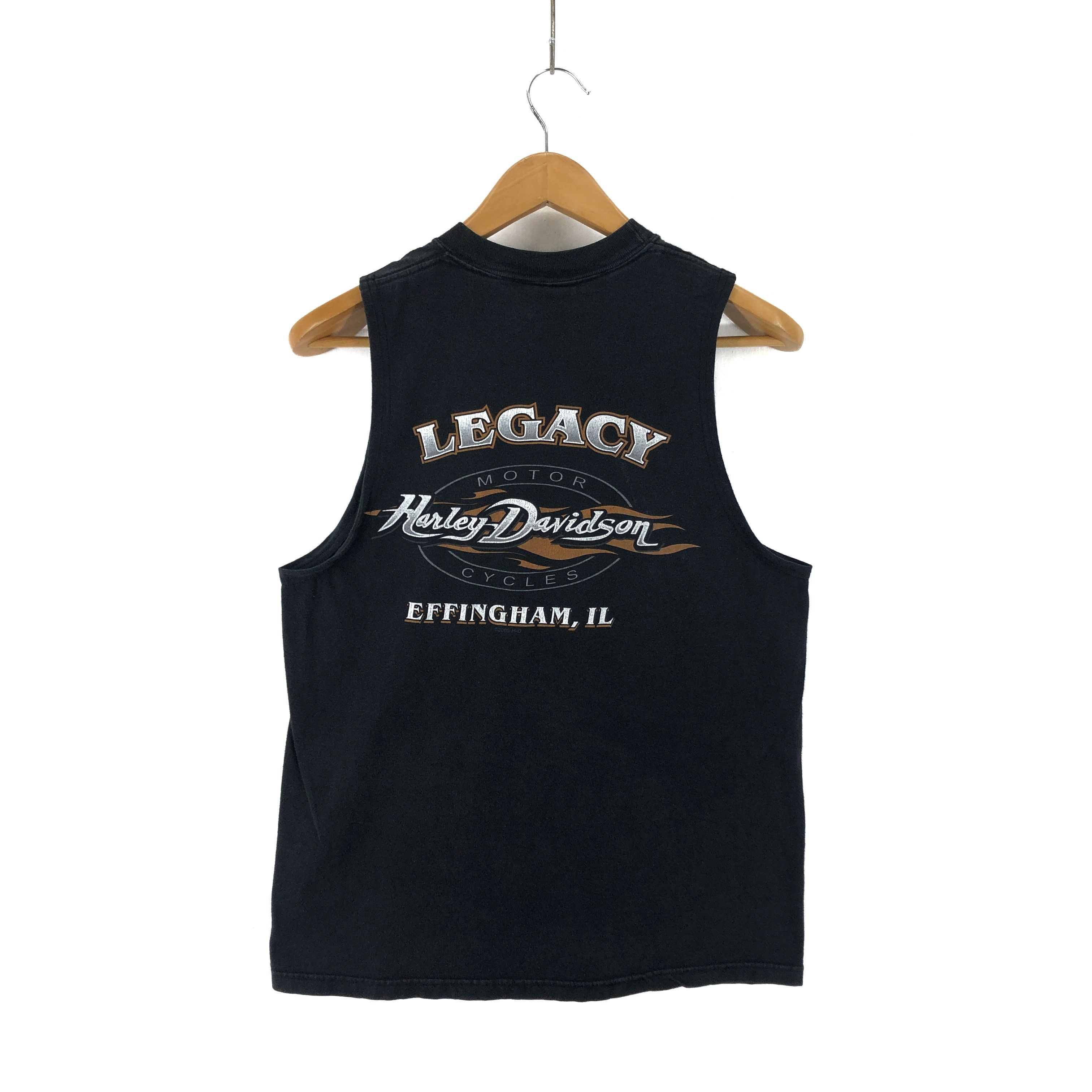 Hanes Y2K HARLEY DAVIDSON 05" HD Sleeveless T Shirt #1982-49 Size US S / EU 44-46 / 1 - 5 Thumbnail