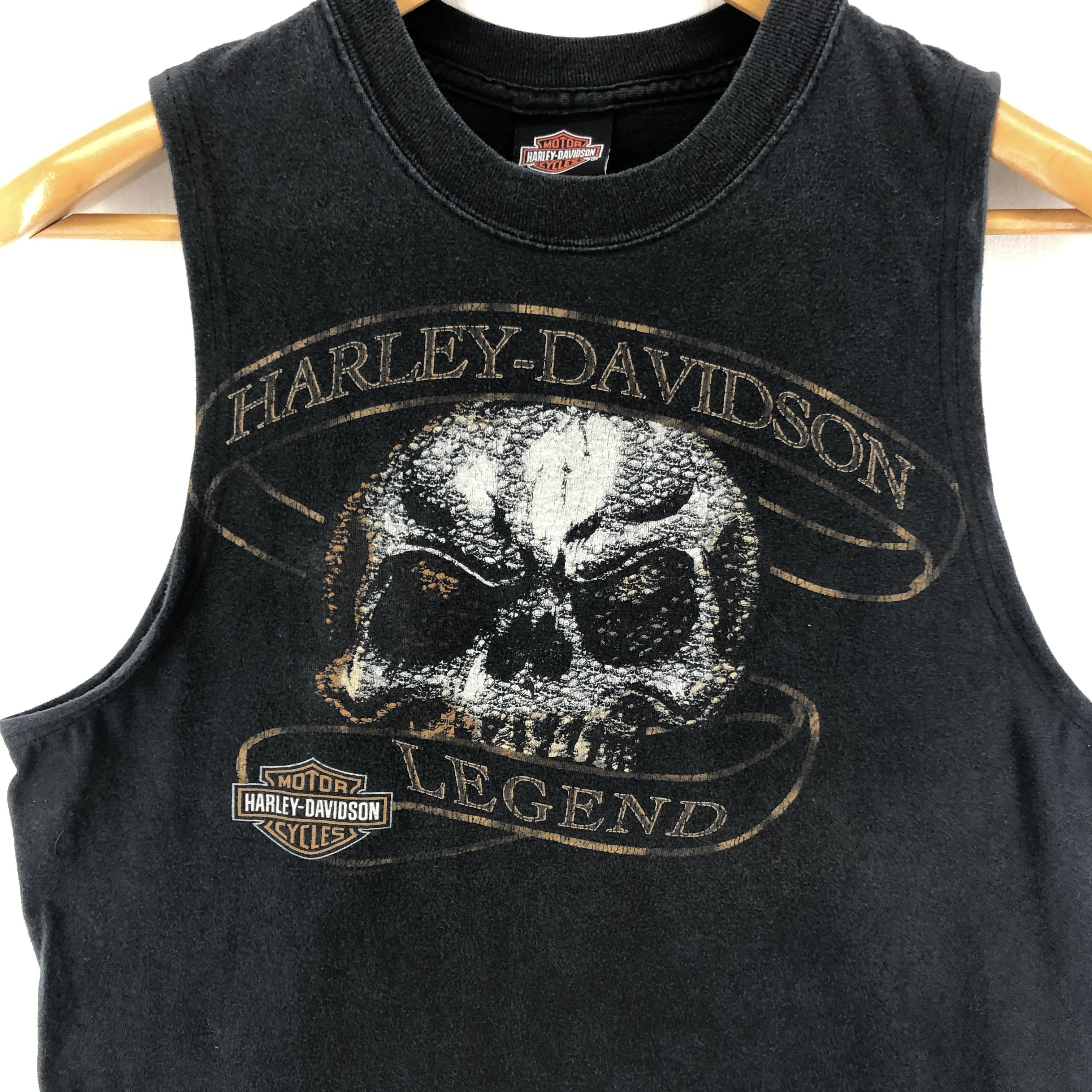 Hanes Y2K HARLEY DAVIDSON 05" HD Sleeveless T Shirt #1982-49 Size US S / EU 44-46 / 1 - 2 Thumbnail