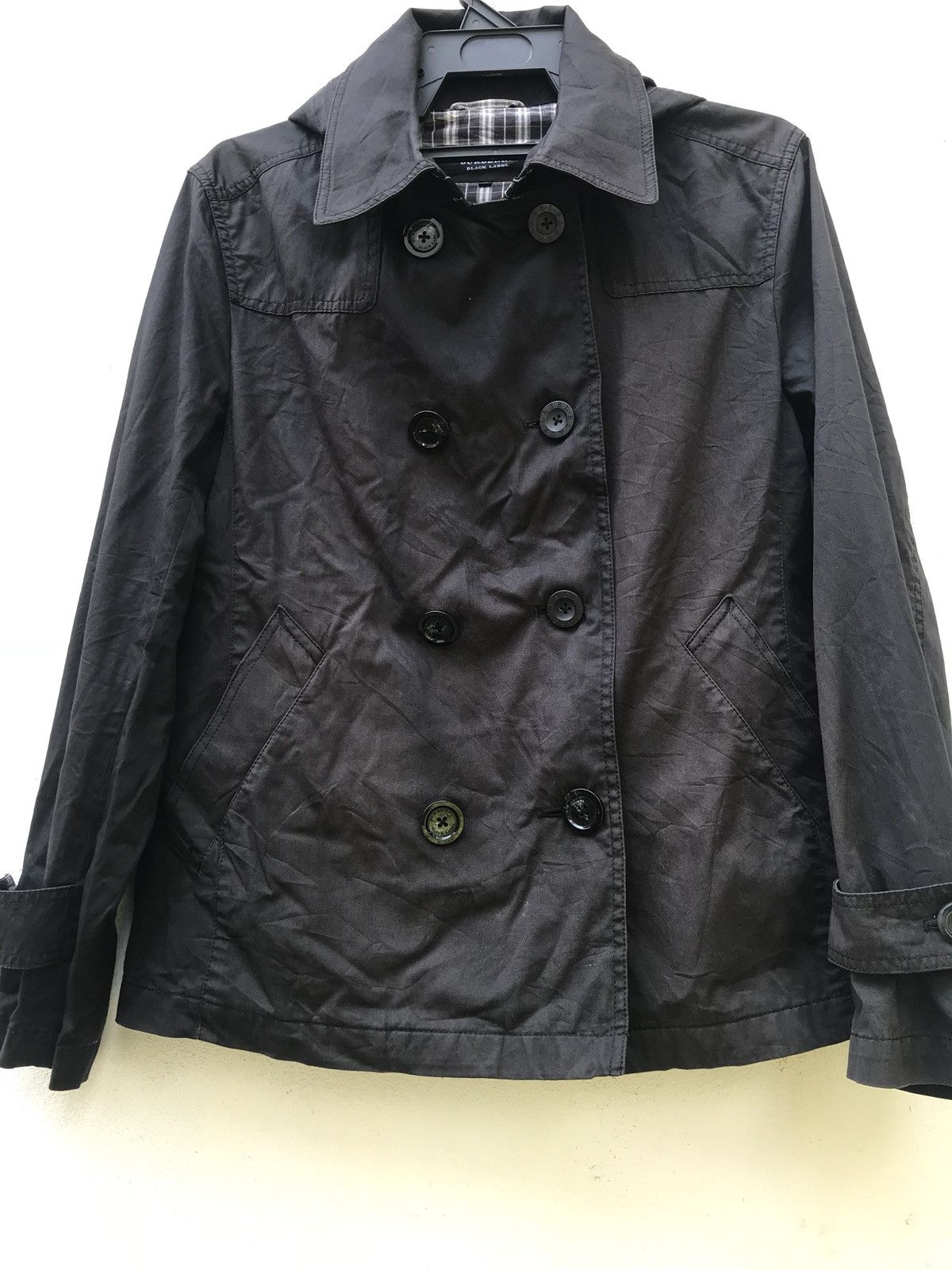 Burberry × Japanese Brand × Vintage Vintage Burberry Black Label Black Jacket Size US M / EU 48-50 / 2 - 4 Thumbnail