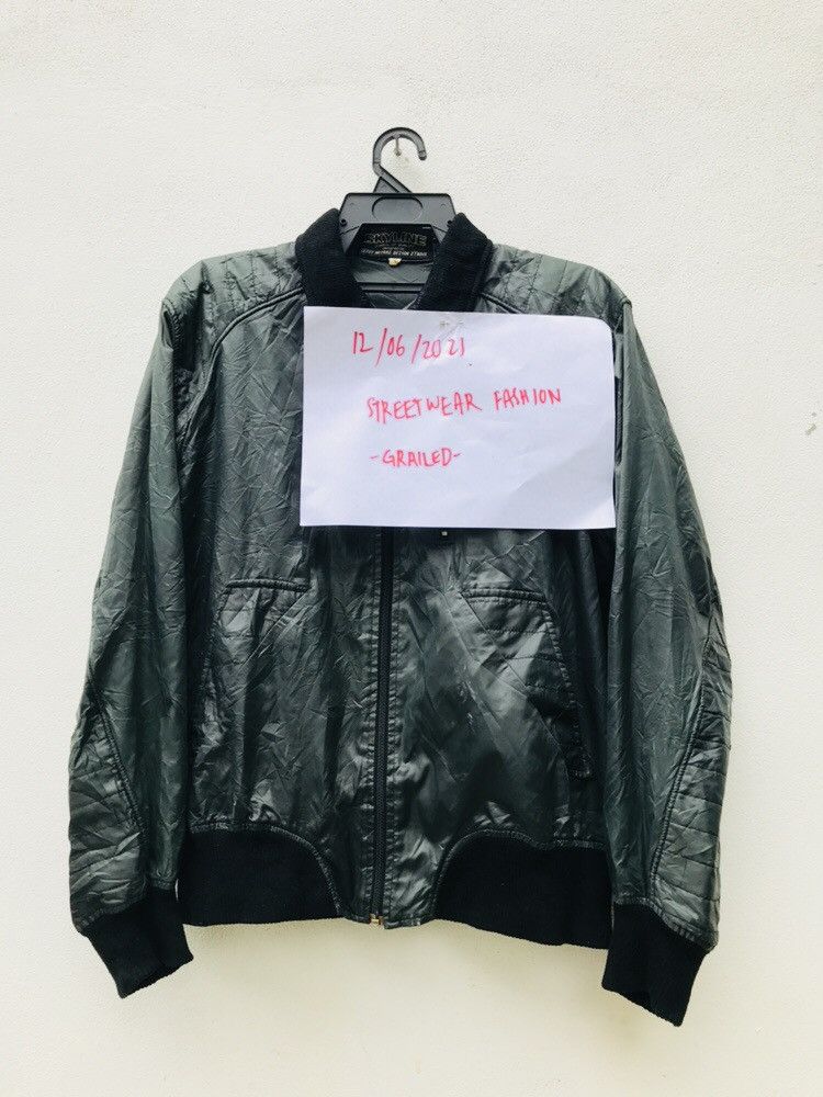 Issey Miyake Vintage 80's Issey Miyake Skyline Bomber Jacket Size US L / EU 52-54 / 3 - 3 Thumbnail