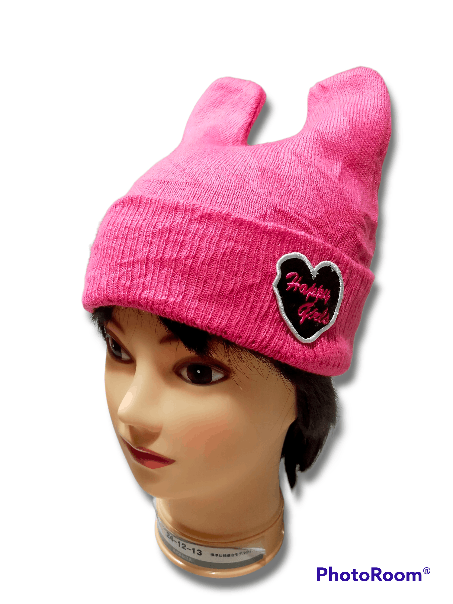 HAPPY GIRLS DEVIL HORN BEANIE HATS SNOW CAP