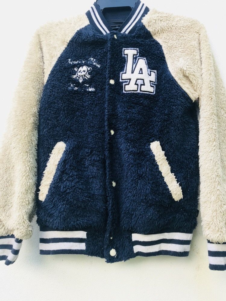 Designer × Japanese Brand Vintage Flake Mad Streetwear Fashion Varsity Fleece Jacket Size US S / EU 44-46 / 1 - 8 Thumbnail