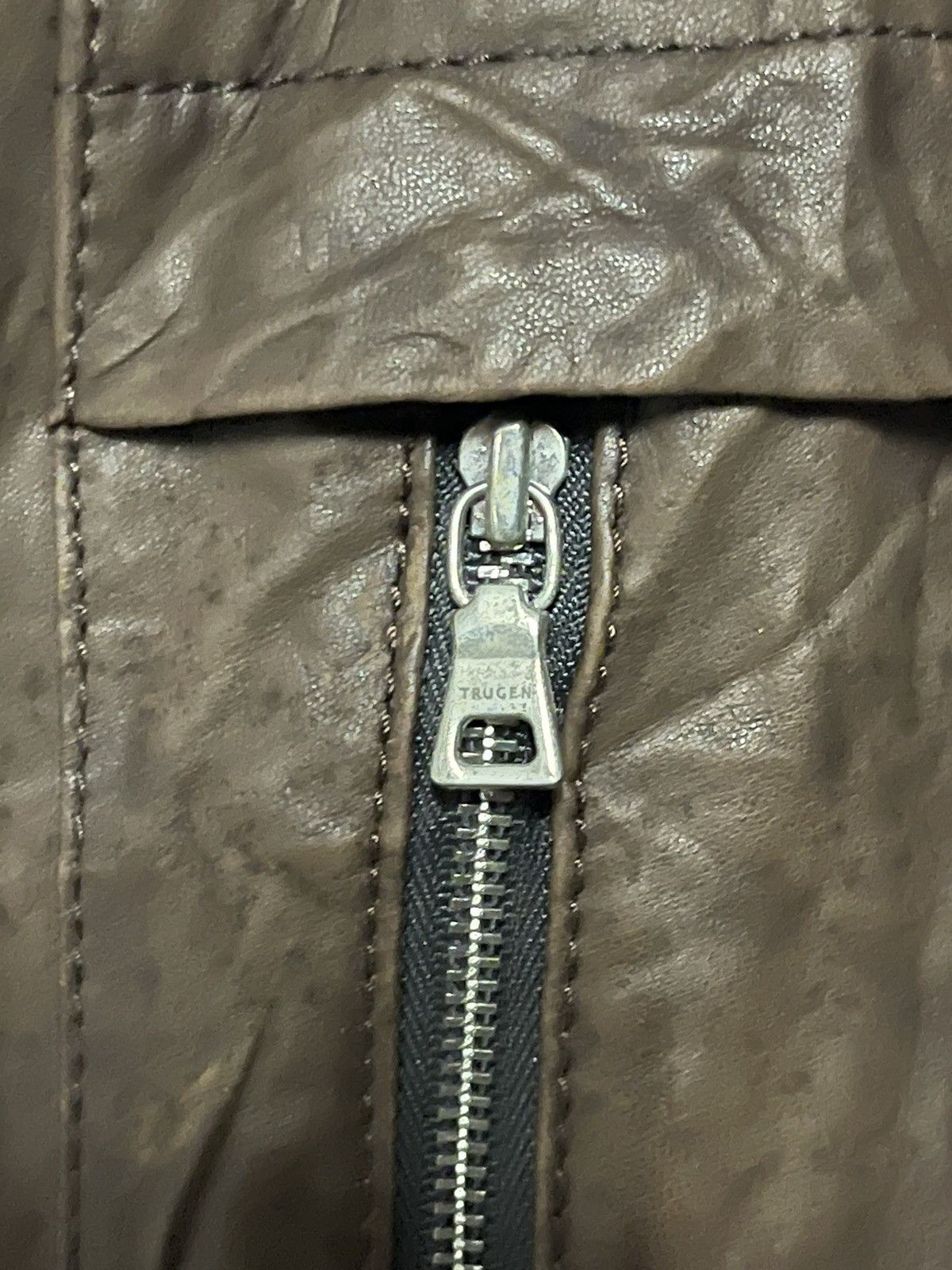 West Coast Choppers Vintage Trugen Genuine Leather Choppers Jacket Avant Garde Size US L / EU 52-54 / 3 - 3 Thumbnail