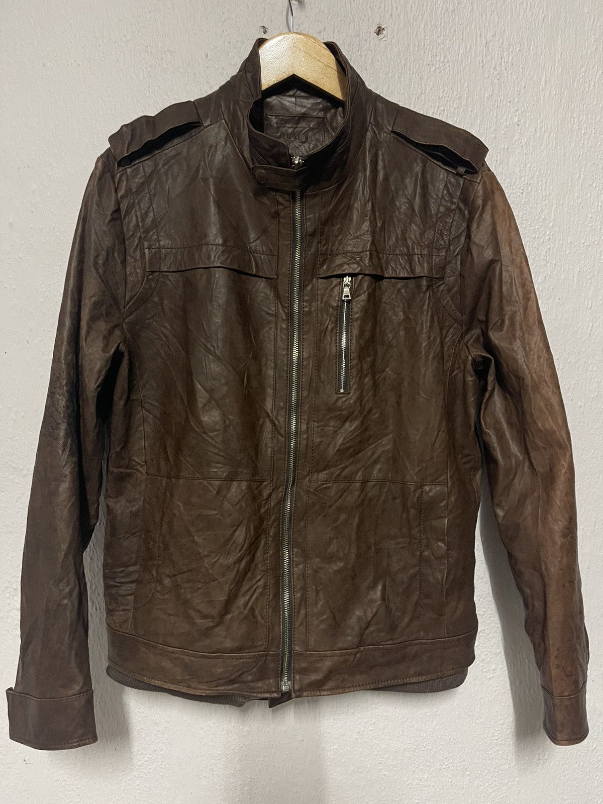 West Coast Choppers Vintage Trugen Genuine Leather Choppers Jacket Avant Garde Size US L / EU 52-54 / 3 - 1 Thumbnail