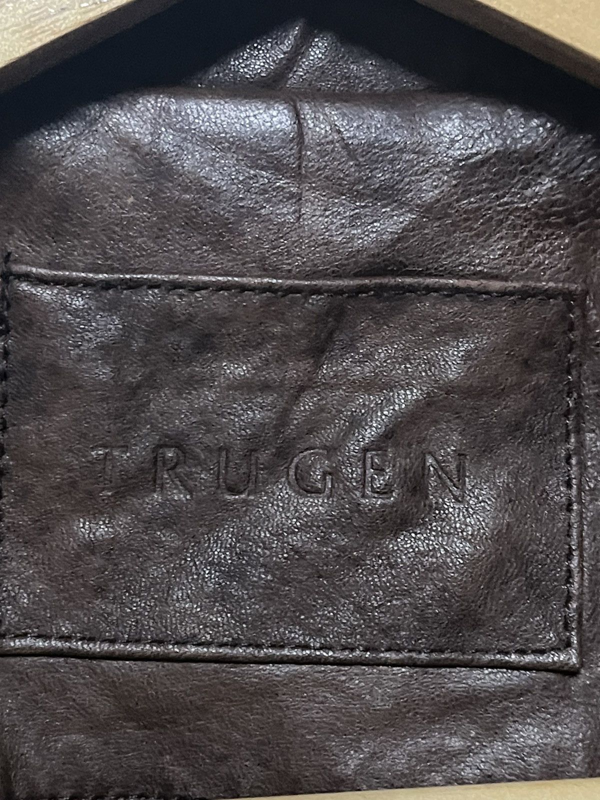 West Coast Choppers Vintage Trugen Genuine Leather Choppers Jacket Avant Garde Size US L / EU 52-54 / 3 - 4 Thumbnail