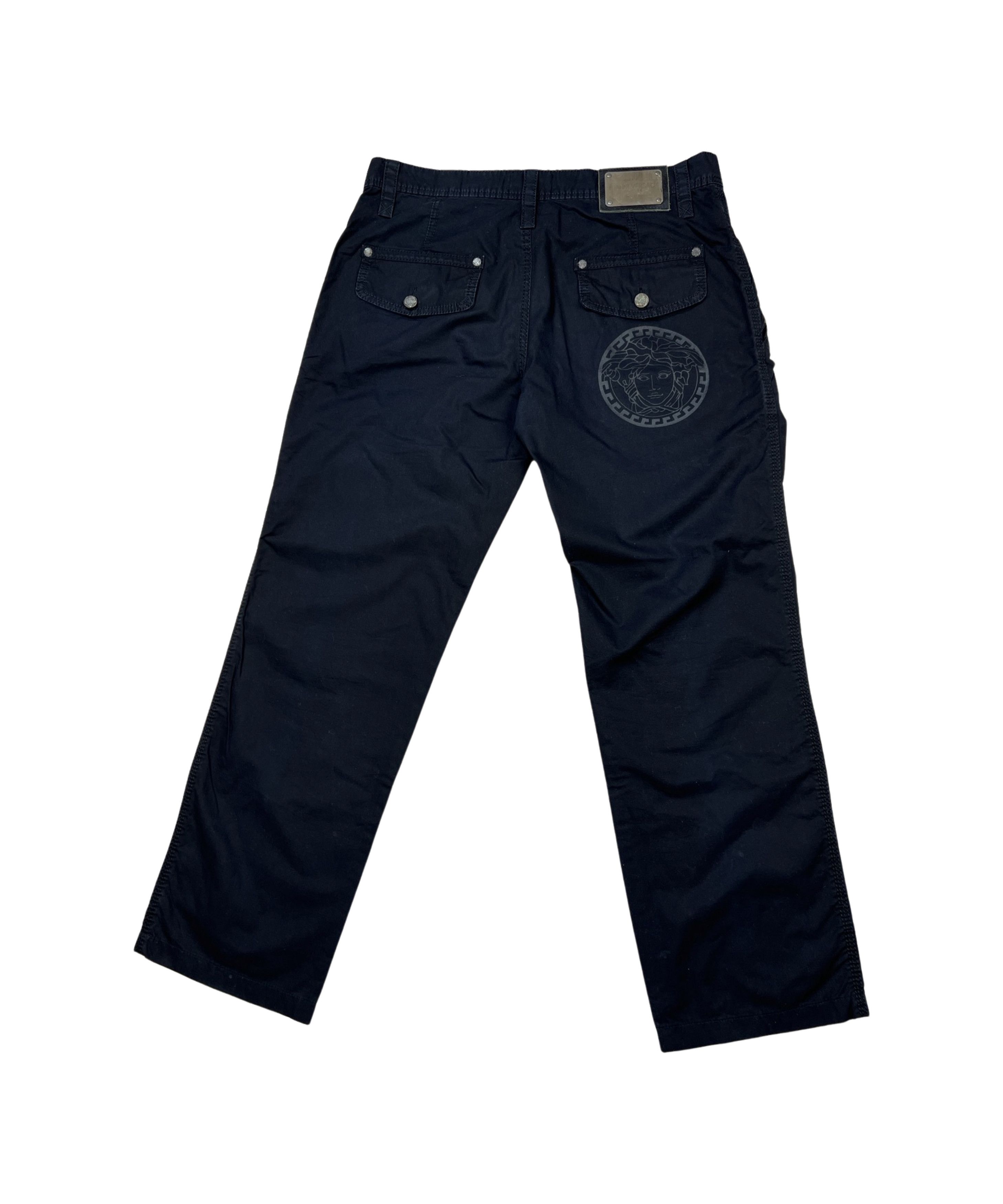 Vintage 90s Versace Jeans Couture Medusa Logo Cargo Pants