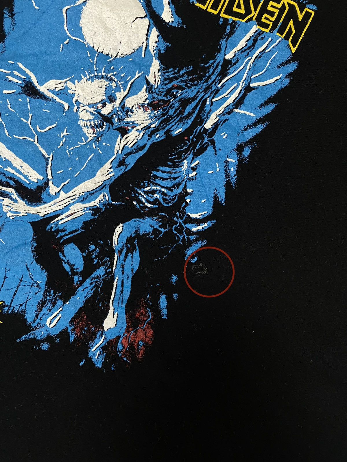 Band Tees × Vintage Vintage Iron Maiden Fear Of The Dark 2000’s T-shirt Size US M / EU 48-50 / 2 - 6 Thumbnail