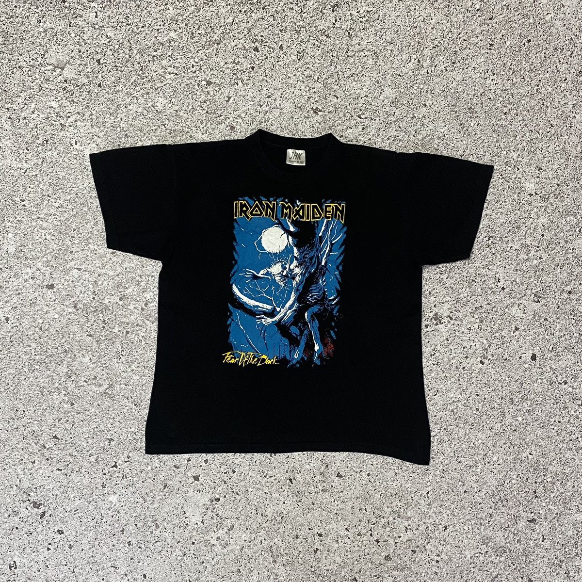 Band Tees × Vintage Vintage Iron Maiden Fear Of The Dark 2000’s T-shirt Size US M / EU 48-50 / 2 - 1 Thumbnail