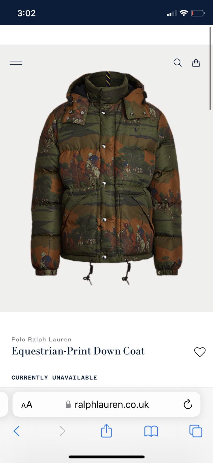 Polo Ralph Lauren Ralph Lauren RL Equestrian Print Down Coat Jacket Horse Size US S / EU 44-46 / 1 - 10 Thumbnail