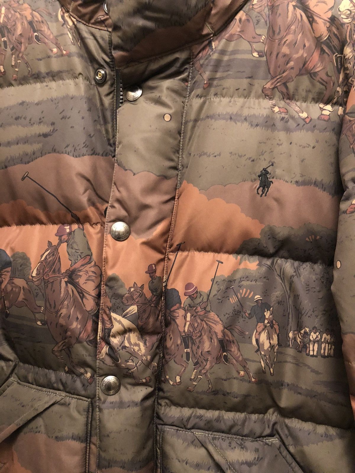 Polo Ralph Lauren Ralph Lauren RL Equestrian Print Down Coat Jacket Horse Size US S / EU 44-46 / 1 - 3 Thumbnail