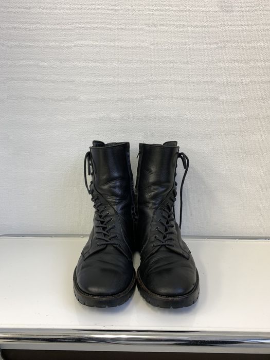 Yohji yamamoto twist store lace up boots