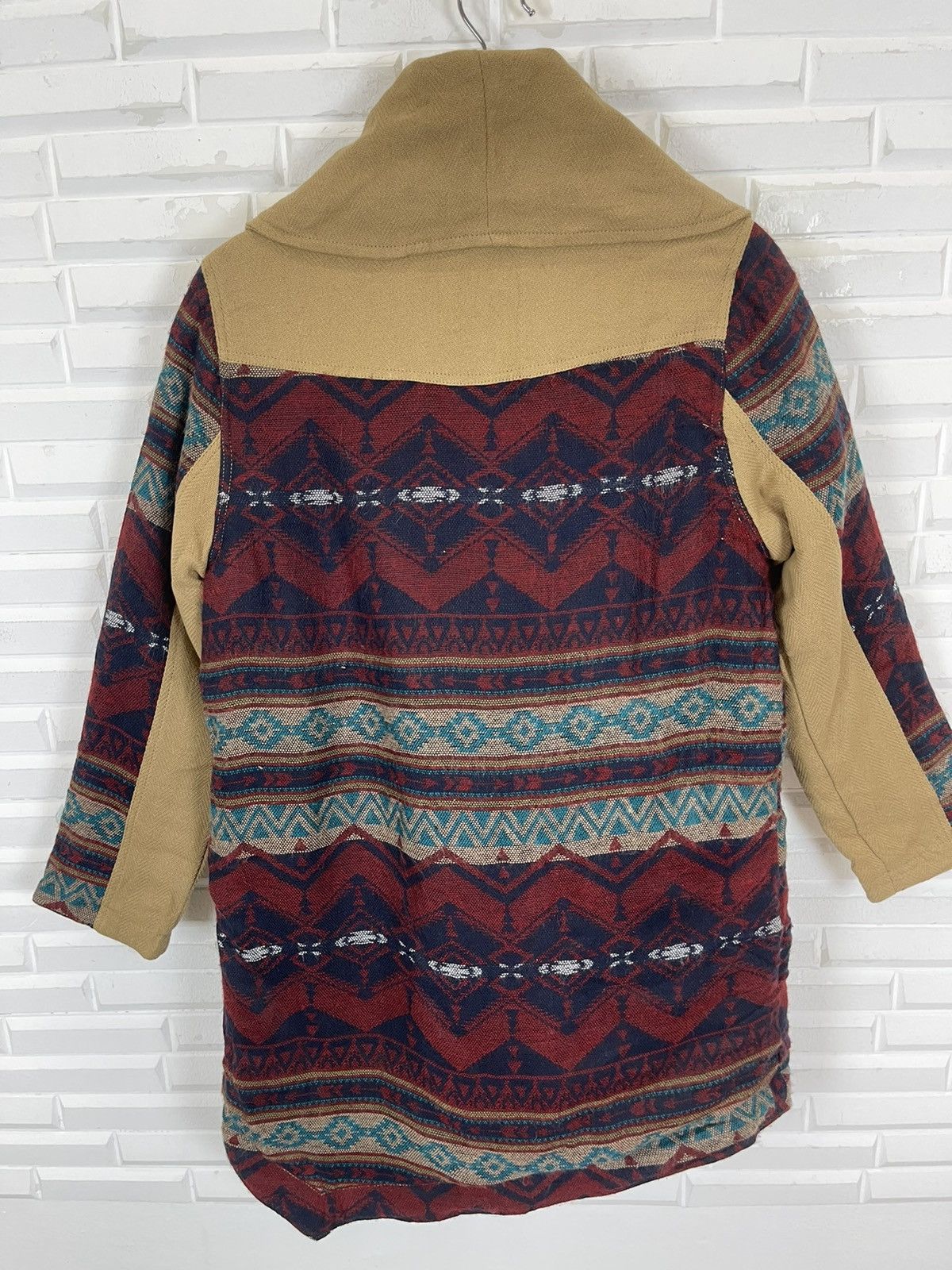 Japanese Brand Vintage Asymmetrical Wool Navajo Jacket Kapital Size US M / EU 48-50 / 2 - 4 Thumbnail
