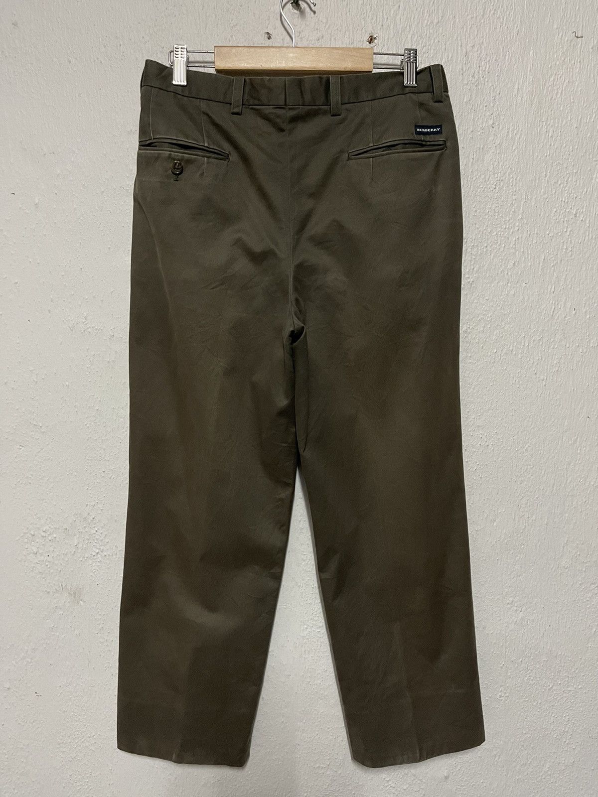 Burberry Vintage Burberry Men’s Straight Cut Casual Pants 🔥 Size US 29 - 5 Thumbnail