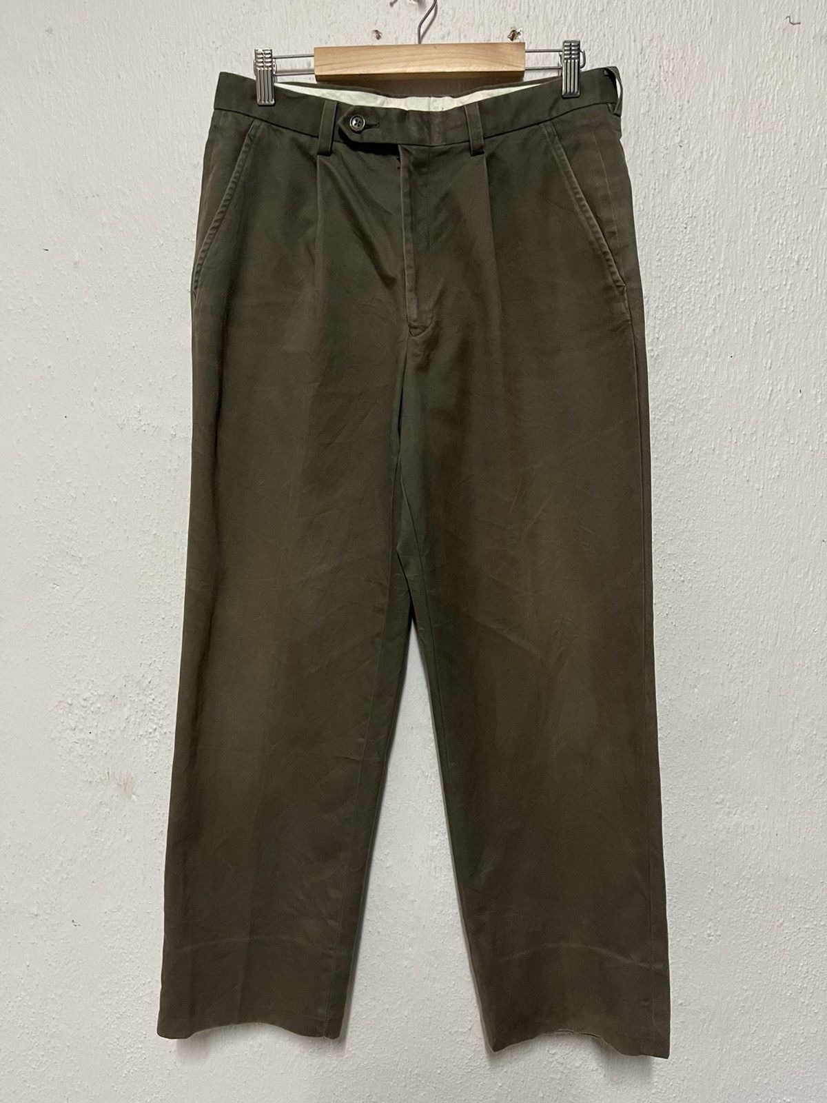 Burberry Vintage Burberry Men’s Straight Cut Casual Pants 🔥 Size US 29 - 1 Thumbnail
