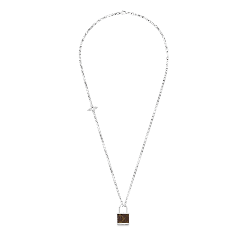 Monogram Lock Pendant