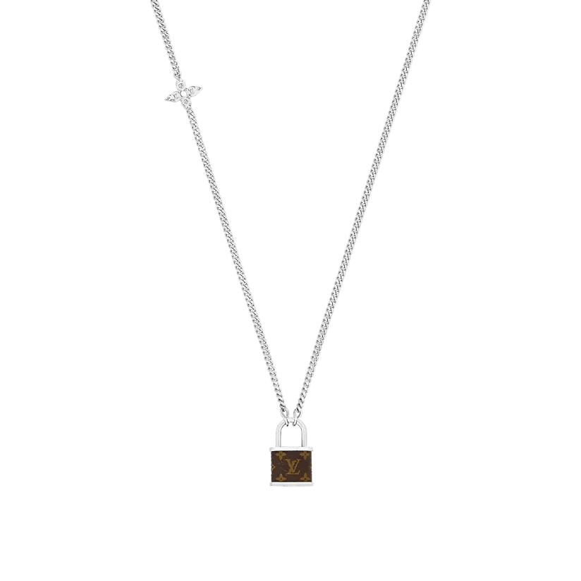 Monogram Lock Pendant