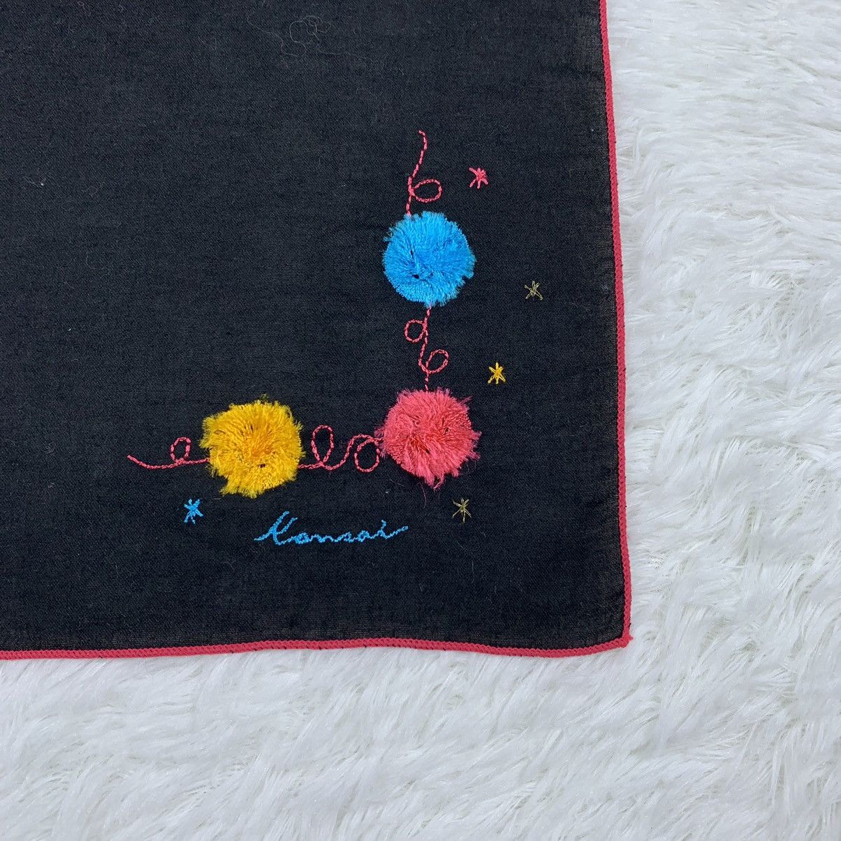 Japanese Brand × Kansai Yamamoto KANSAI handkerchief handky pocket square flower design Size ONE SIZE - 6 Thumbnail