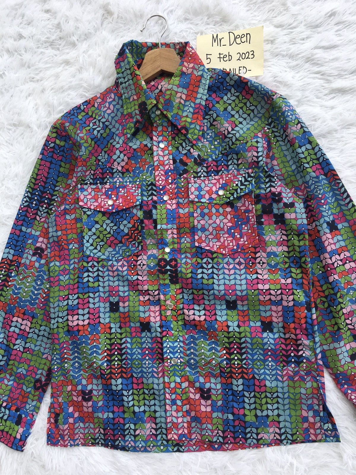 Descente Rare Multicolor DESCENTE Nylon Buttons Up Shirt Size US M / EU 48-50 / 2 - 4 Thumbnail