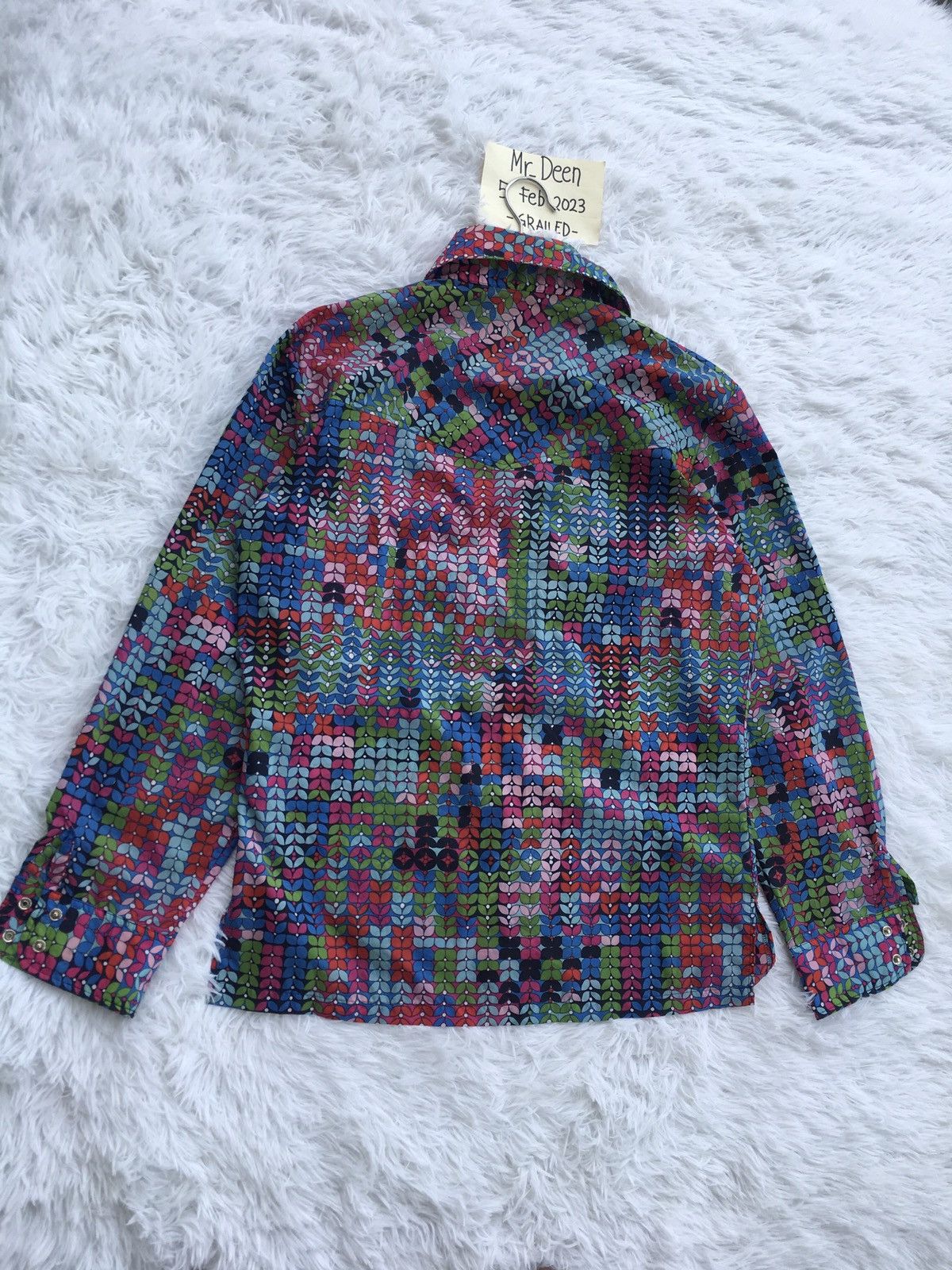 Descente Rare Multicolor DESCENTE Nylon Buttons Up Shirt Size US M / EU 48-50 / 2 - 12 Thumbnail