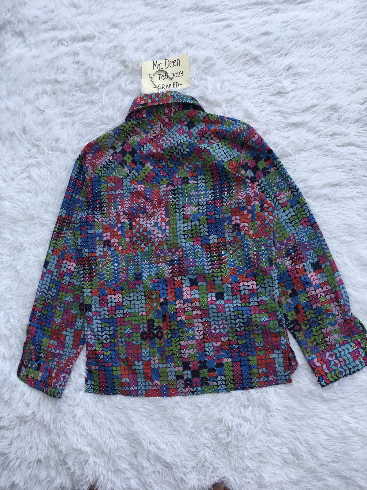 Descente Rare Multicolor DESCENTE Nylon Buttons Up Shirt Size US M / EU 48-50 / 2 - 13 Thumbnail
