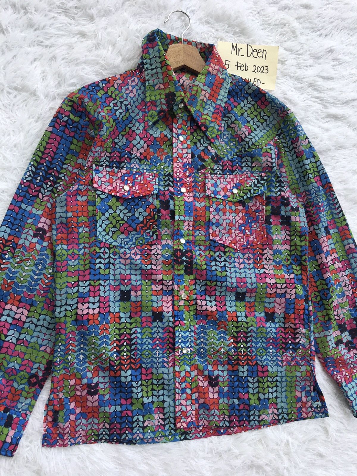 Descente Rare Multicolor DESCENTE Nylon Buttons Up Shirt Size US M / EU 48-50 / 2 - 3 Thumbnail
