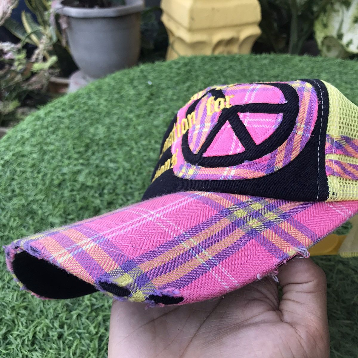Japanese Brand × Vintage Vintage Peace Japan Trucker Size ONE SIZE - 8 Thumbnail