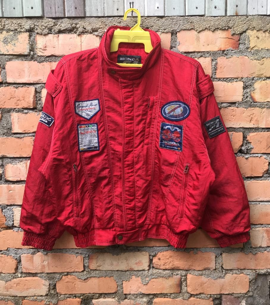 Honda VINTAGE HONDA RACING TEAM MOTO BOMBER JACKET Size US L / EU 52-54 / 3 - 1 Thumbnail