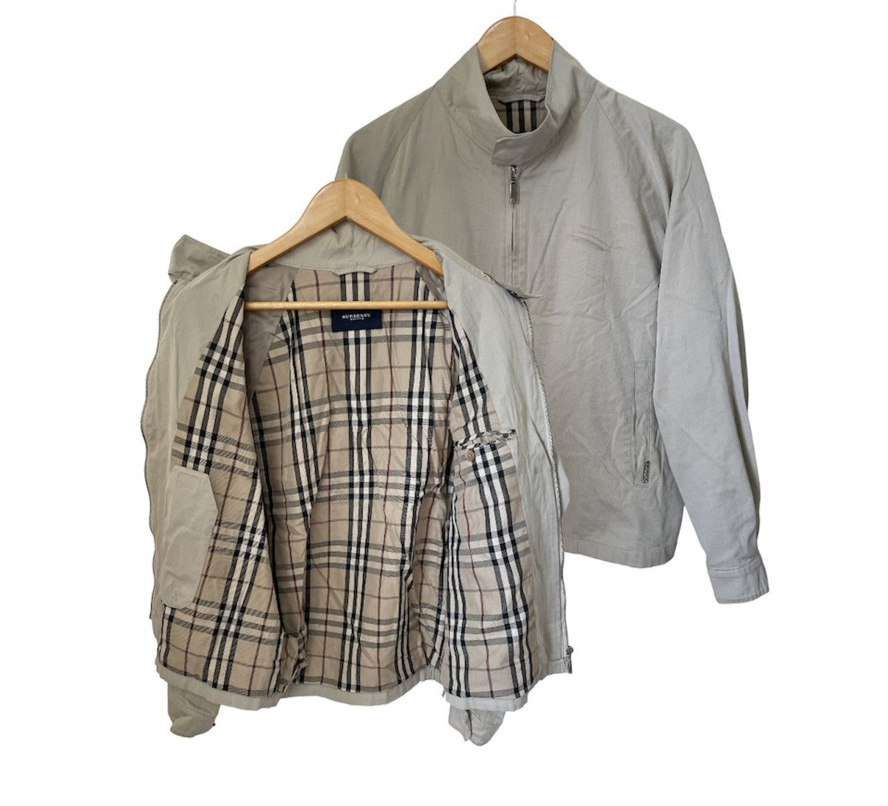 image of Burberrys London Jacket in Grey, Men's (Size Large)