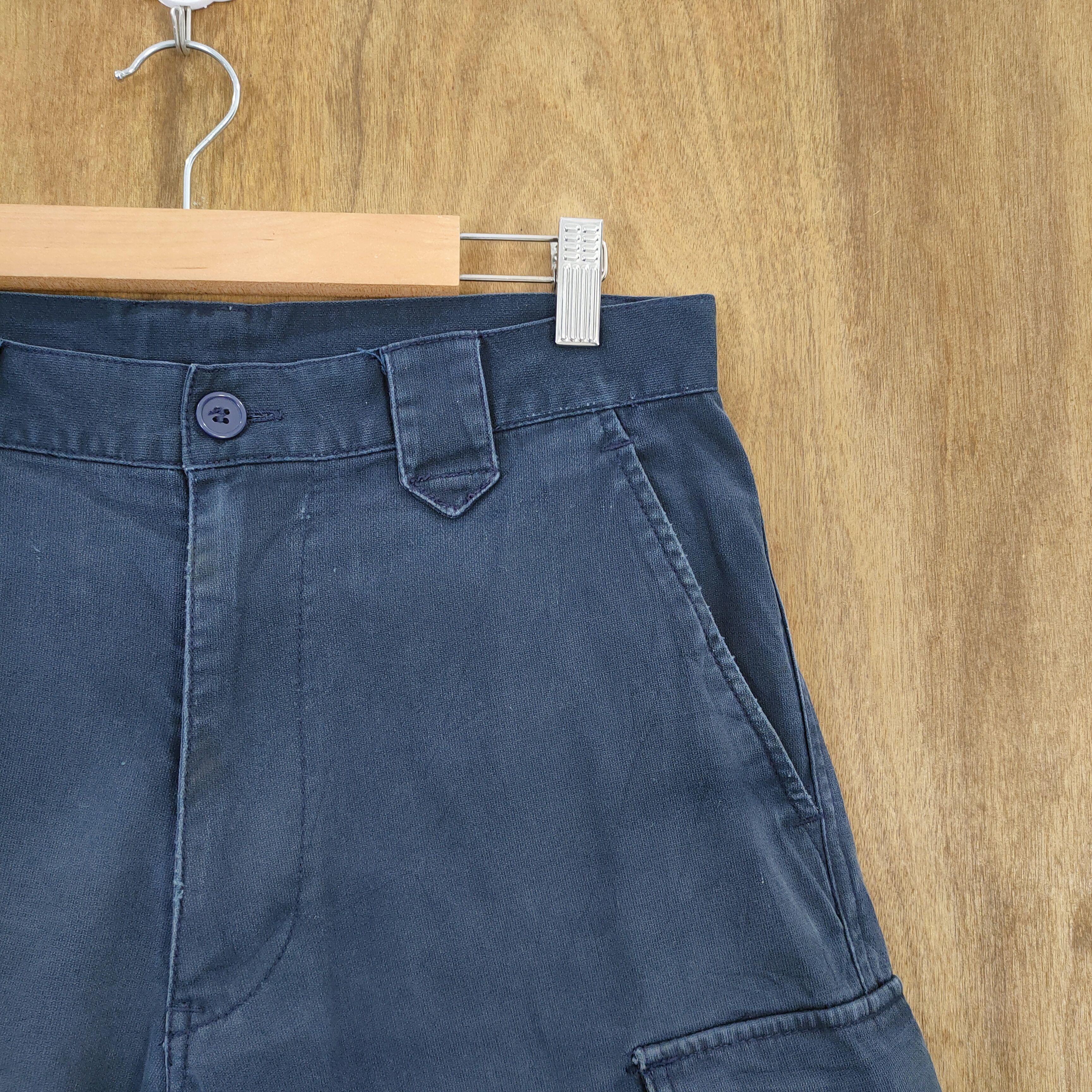 Japanese Brand VINTAGE JAPAN WORKWEAR FADED CARGO PANTS Size US 30 / EU 46 - 5 Thumbnail