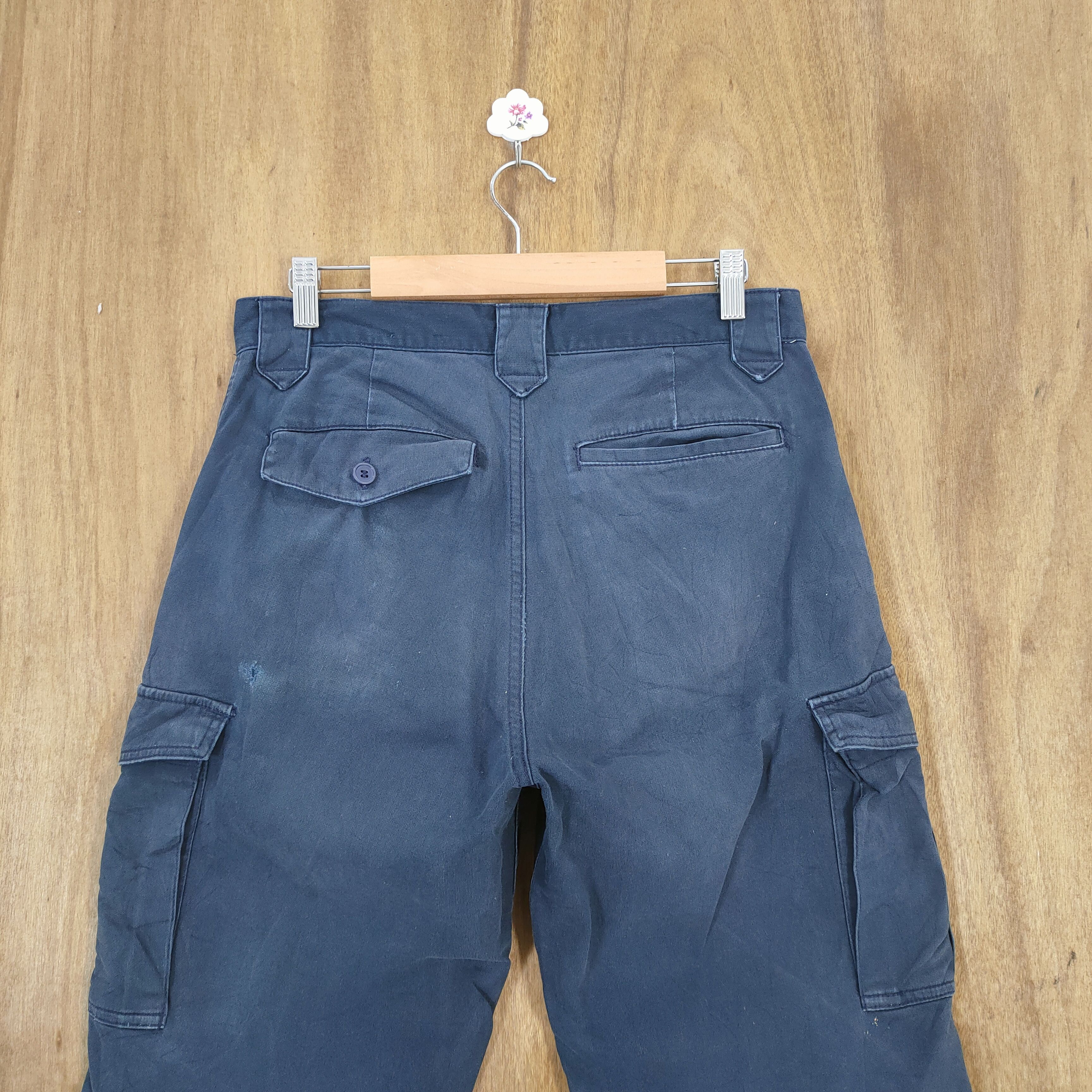 Japanese Brand VINTAGE JAPAN WORKWEAR FADED CARGO PANTS Size US 30 / EU 46 - 10 Thumbnail