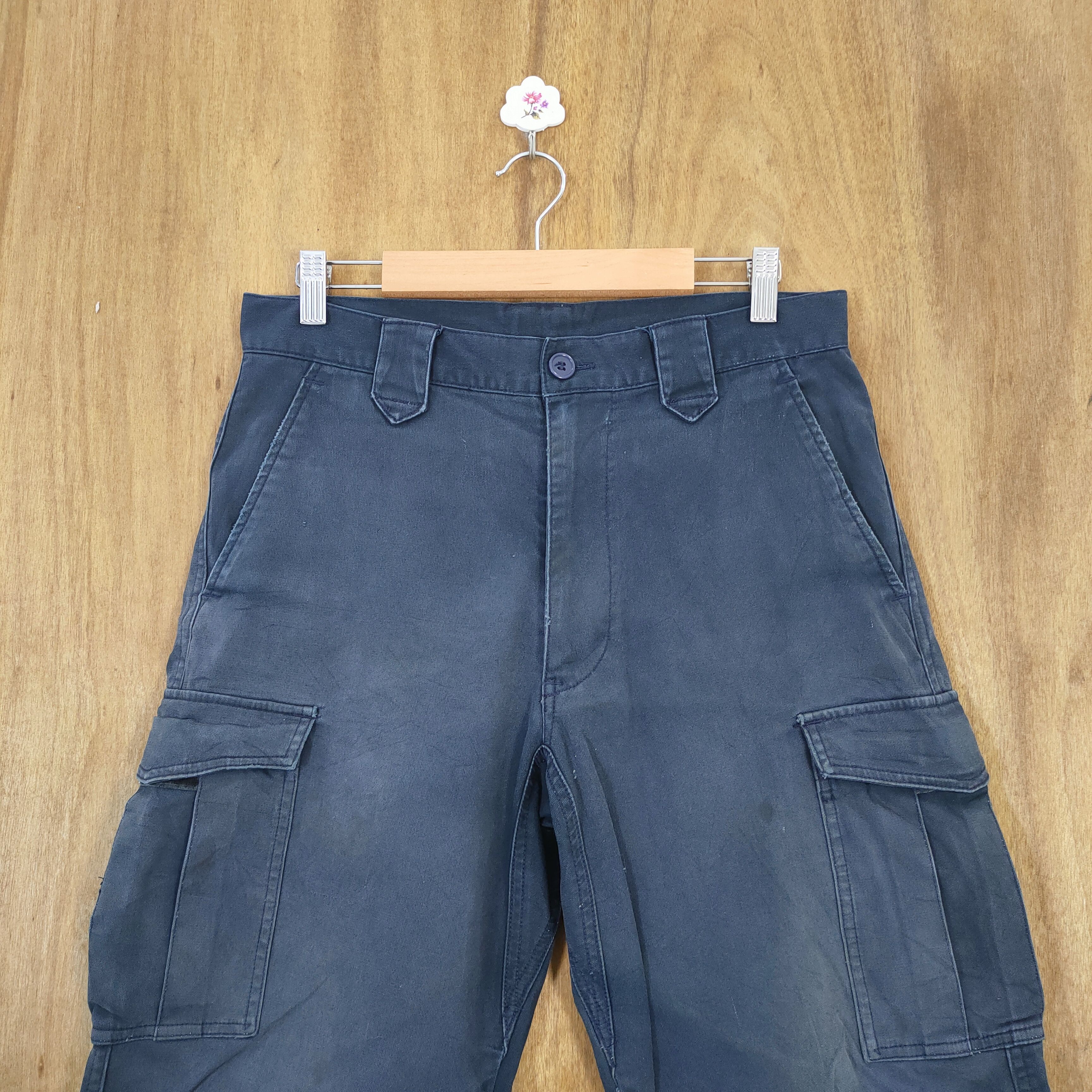 Japanese Brand VINTAGE JAPAN WORKWEAR FADED CARGO PANTS Size US 30 / EU 46 - 2 Thumbnail