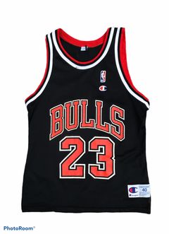 Chicago Bulls Retro Michael Jordan #23 Black Jersey Size L