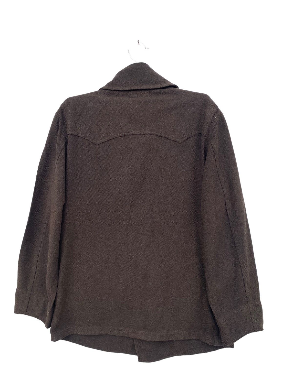 CABANE de ZUCCa Vintage Cabane De Zucca Pea Coat Jacket Size US M / EU 48-50 / 2 - 2 Thumbnail
