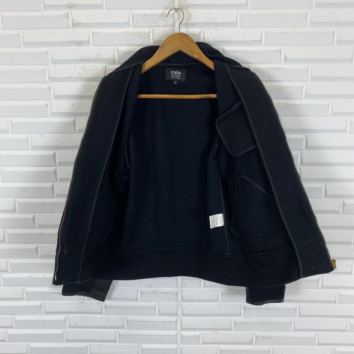 RATS JAPAN Vintage Rats way of life wool zipper jacket Size US S / EU 44-46 / 1 - 13 Thumbnail