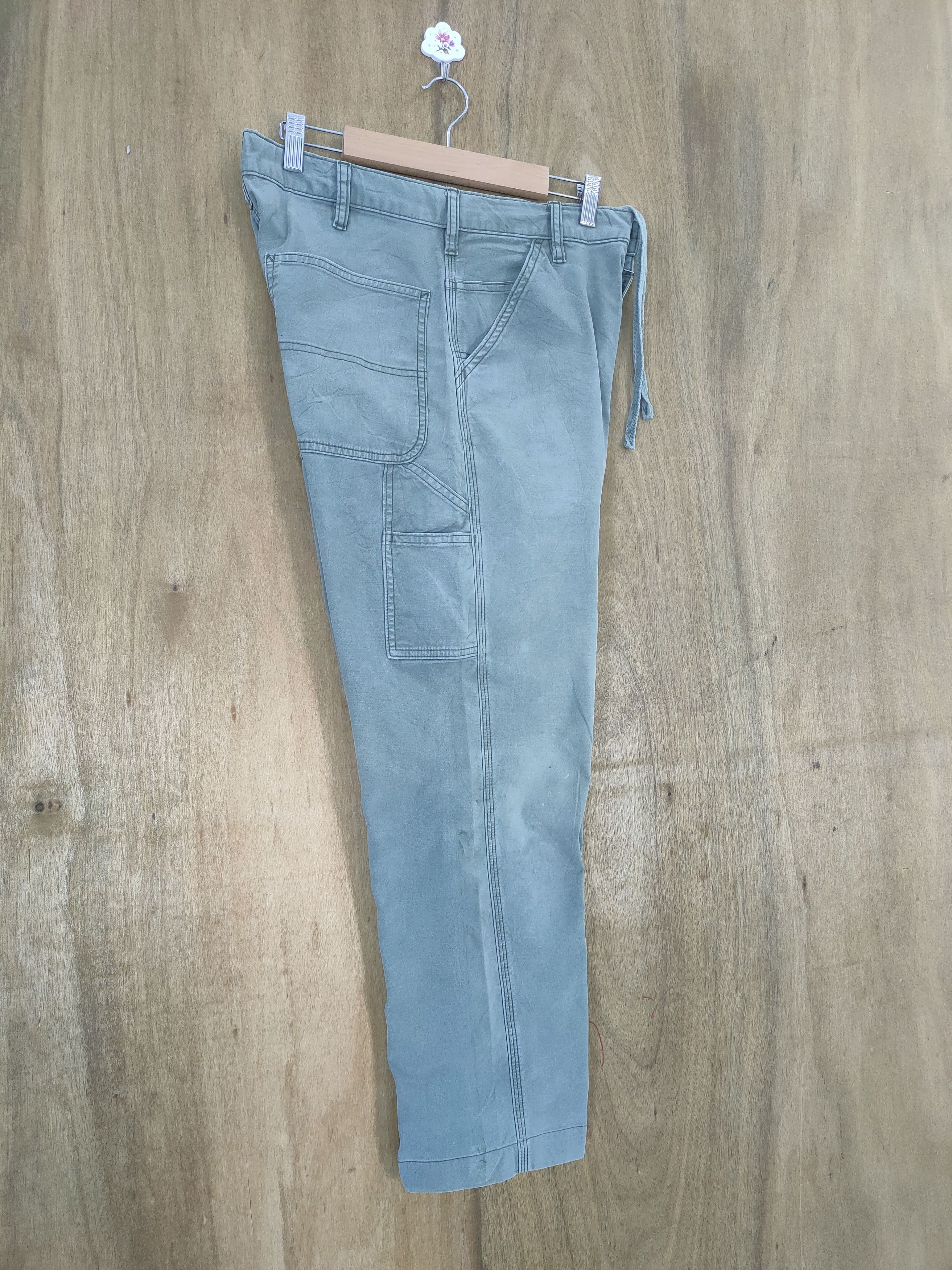 Japanese Brand VINTAGE FADED EASY CARGO PANTS Size US 30 / EU 46 - 11 Thumbnail