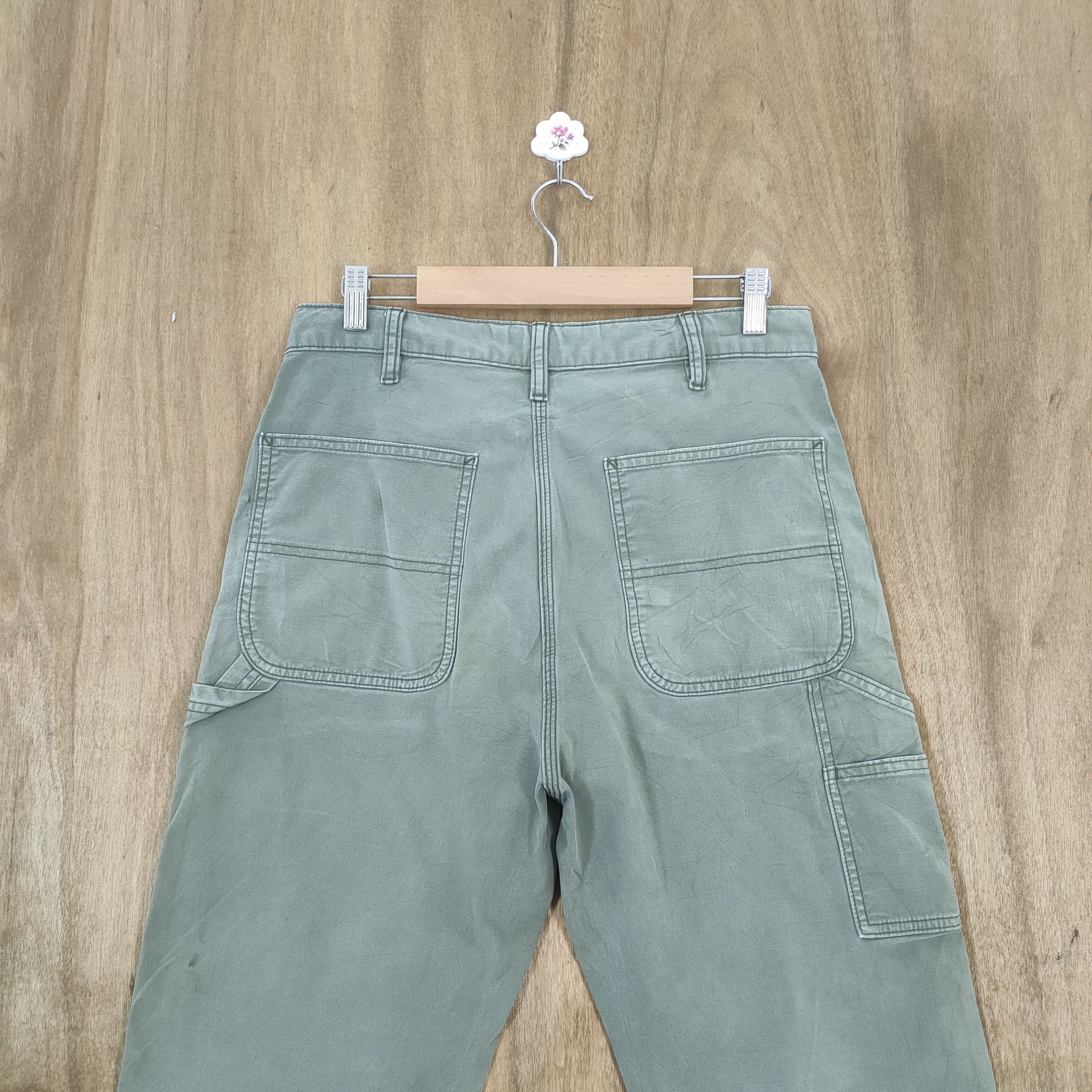 Japanese Brand VINTAGE FADED EASY CARGO PANTS Size US 30 / EU 46 - 14 Thumbnail