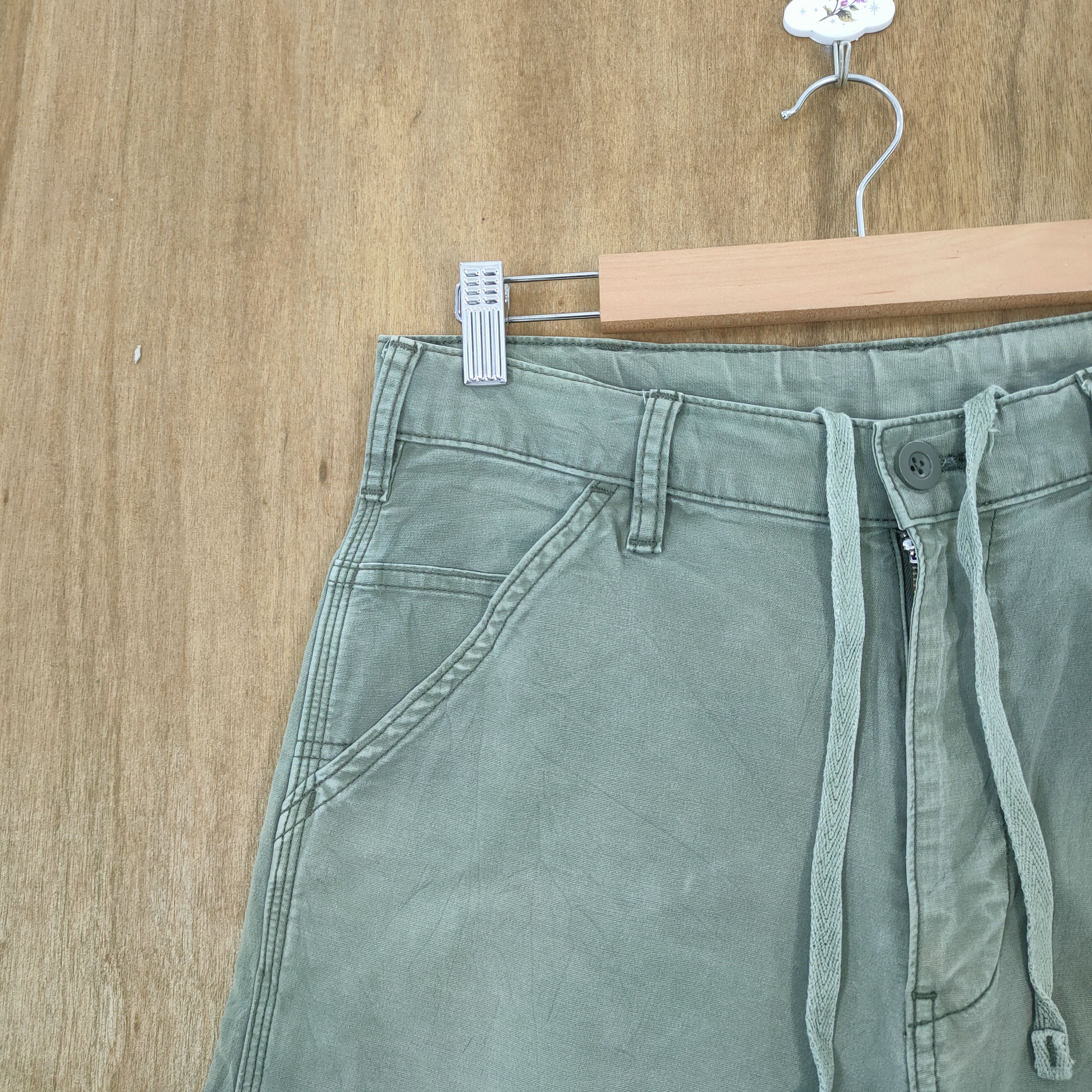 Japanese Brand VINTAGE FADED EASY CARGO PANTS Size US 30 / EU 46 - 5 Thumbnail