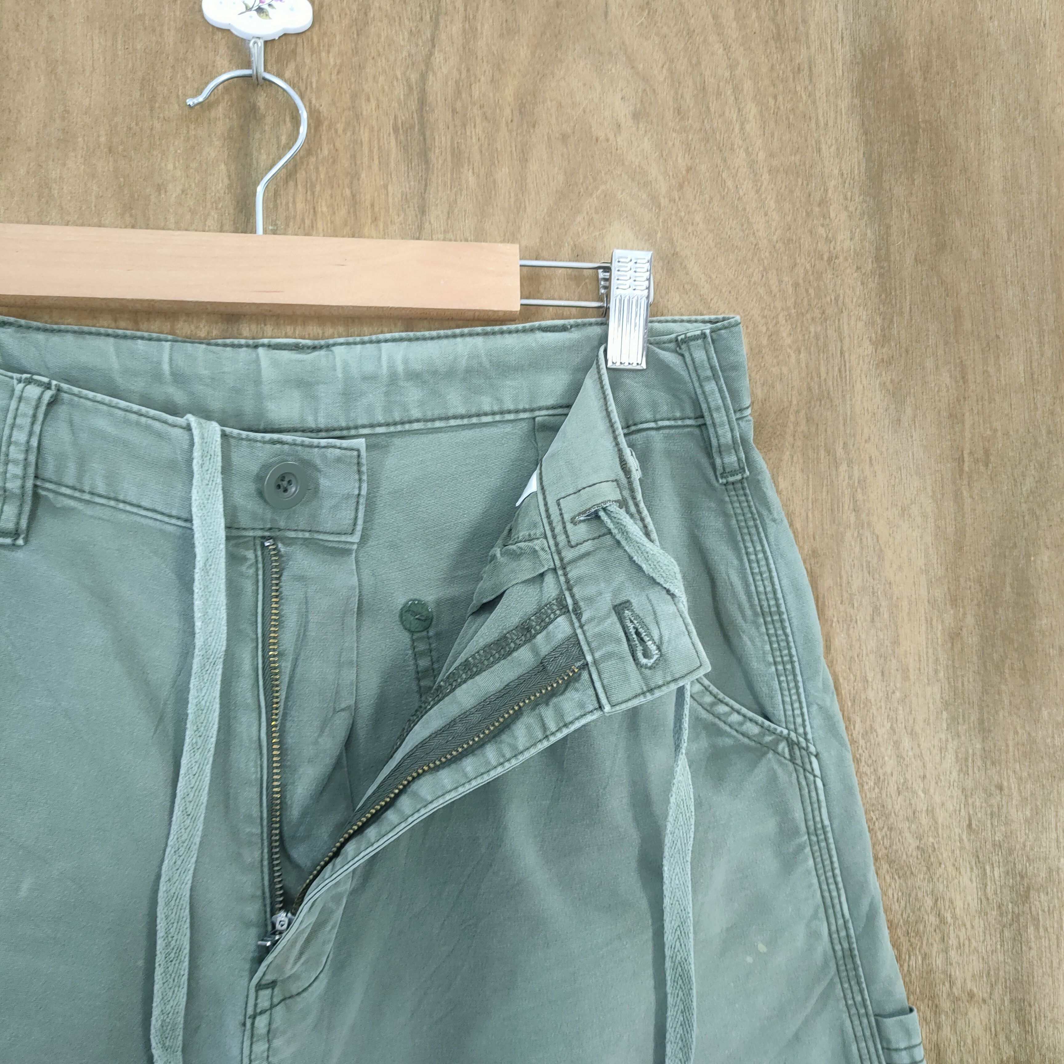 Japanese Brand VINTAGE FADED EASY CARGO PANTS Size US 30 / EU 46 - 10 Thumbnail