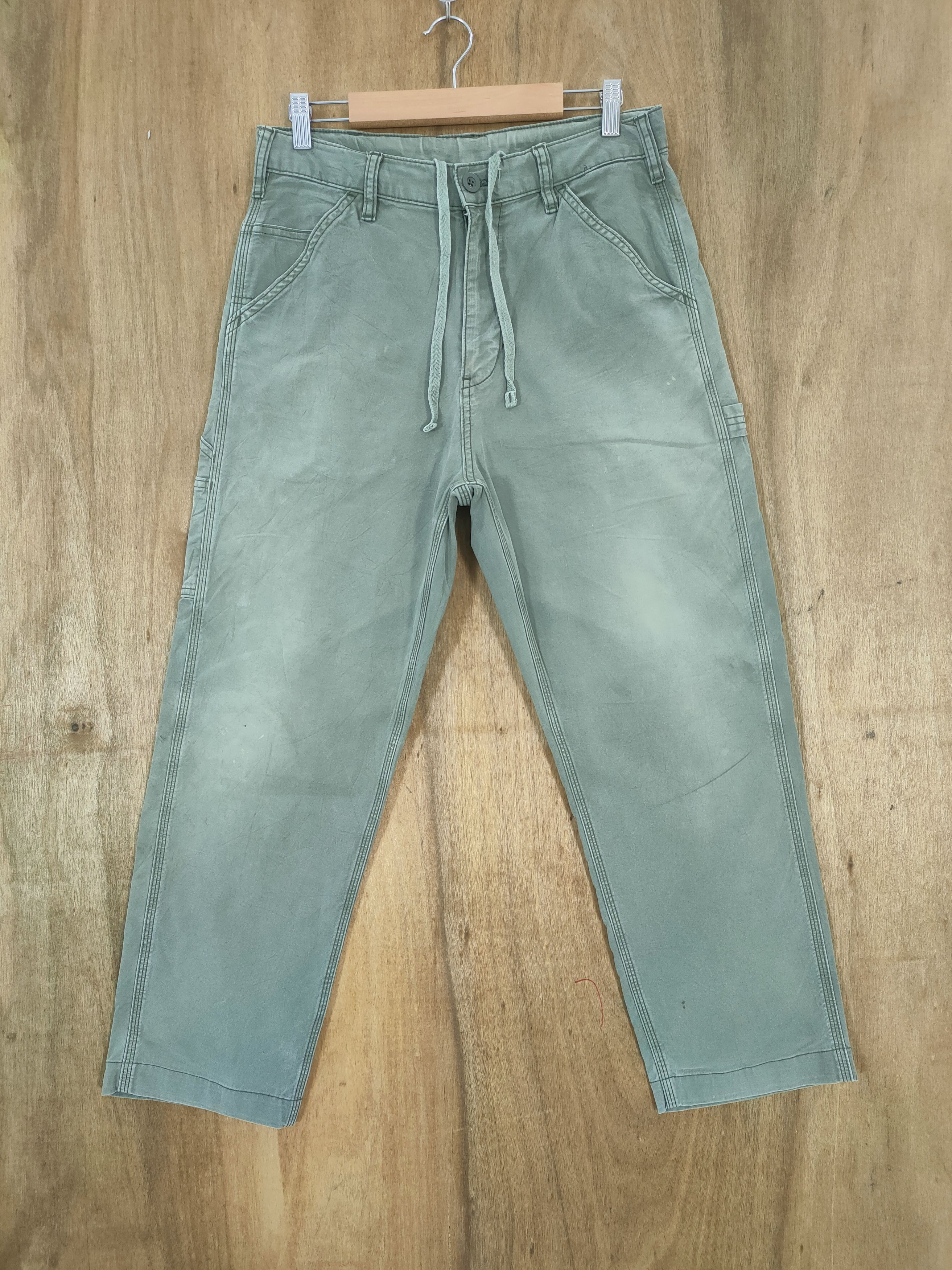Japanese Brand VINTAGE FADED EASY CARGO PANTS Size US 30 / EU 46 - 1 Thumbnail