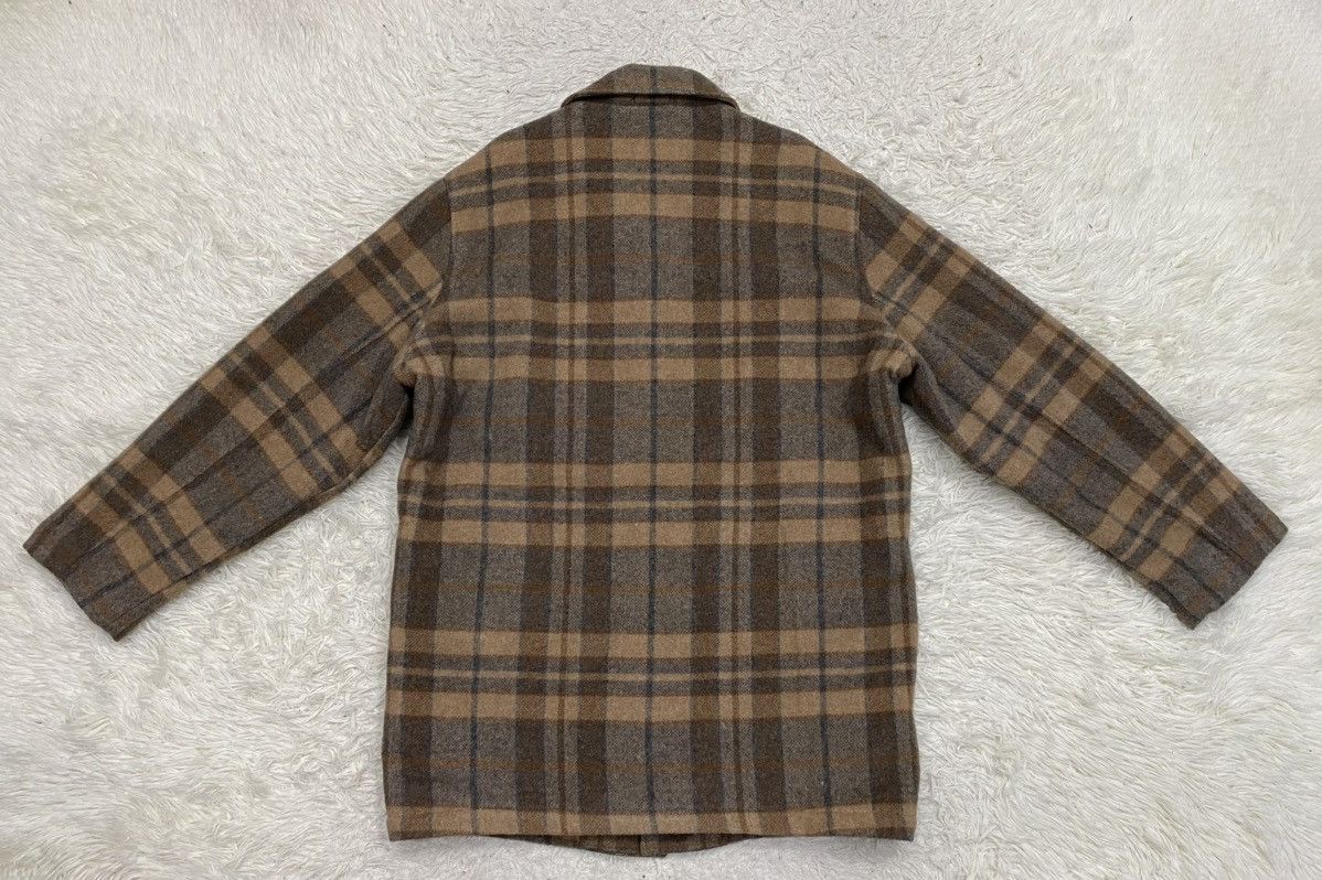 Japanese Brand MB Homme Image Wool Blend Quilted Lined Check Shacket Size US L / EU 52-54 / 3 - 7 Thumbnail