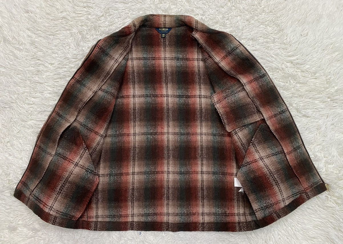 American Apparel OshKosh B'gosh Wool Blend Plaid Zipper Jacket Size US M / EU 48-50 / 2 - 6 Thumbnail