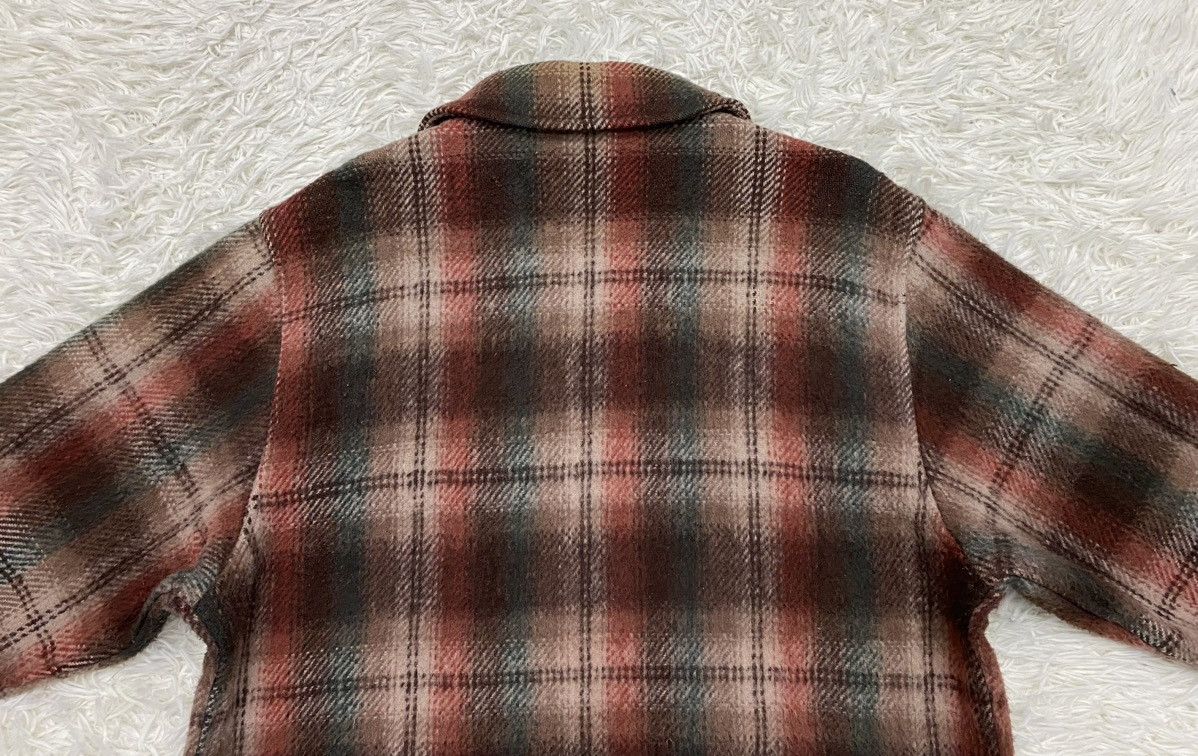 American Apparel OshKosh B'gosh Wool Blend Plaid Zipper Jacket Size US M / EU 48-50 / 2 - 9 Thumbnail