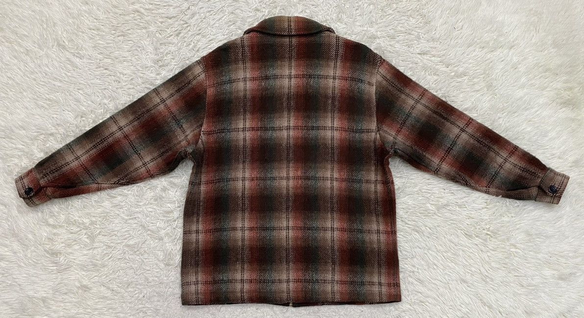 American Apparel OshKosh B'gosh Wool Blend Plaid Zipper Jacket Size US M / EU 48-50 / 2 - 8 Thumbnail